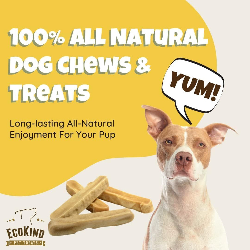 Bacon-Flavored Gold Yak Chews for Large Dogs