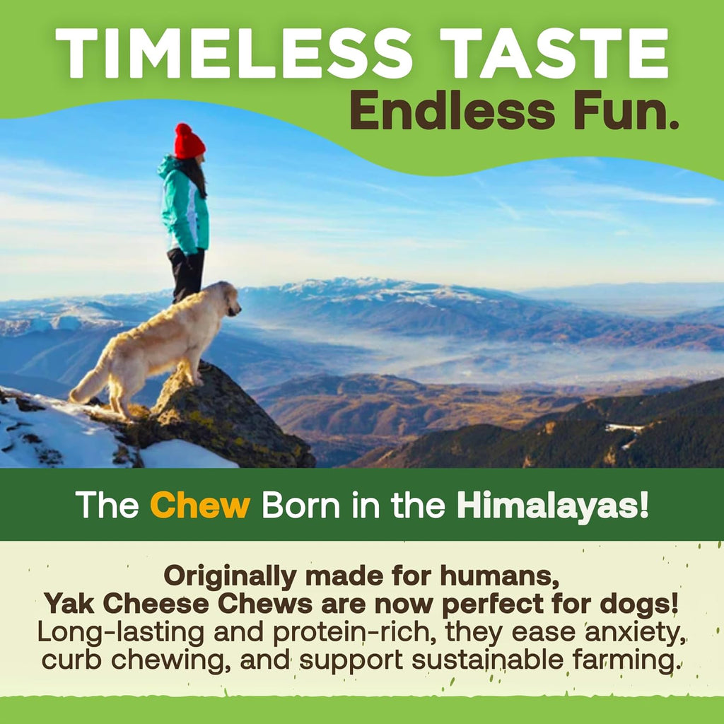 Gold Yak Chews for Large Dogs