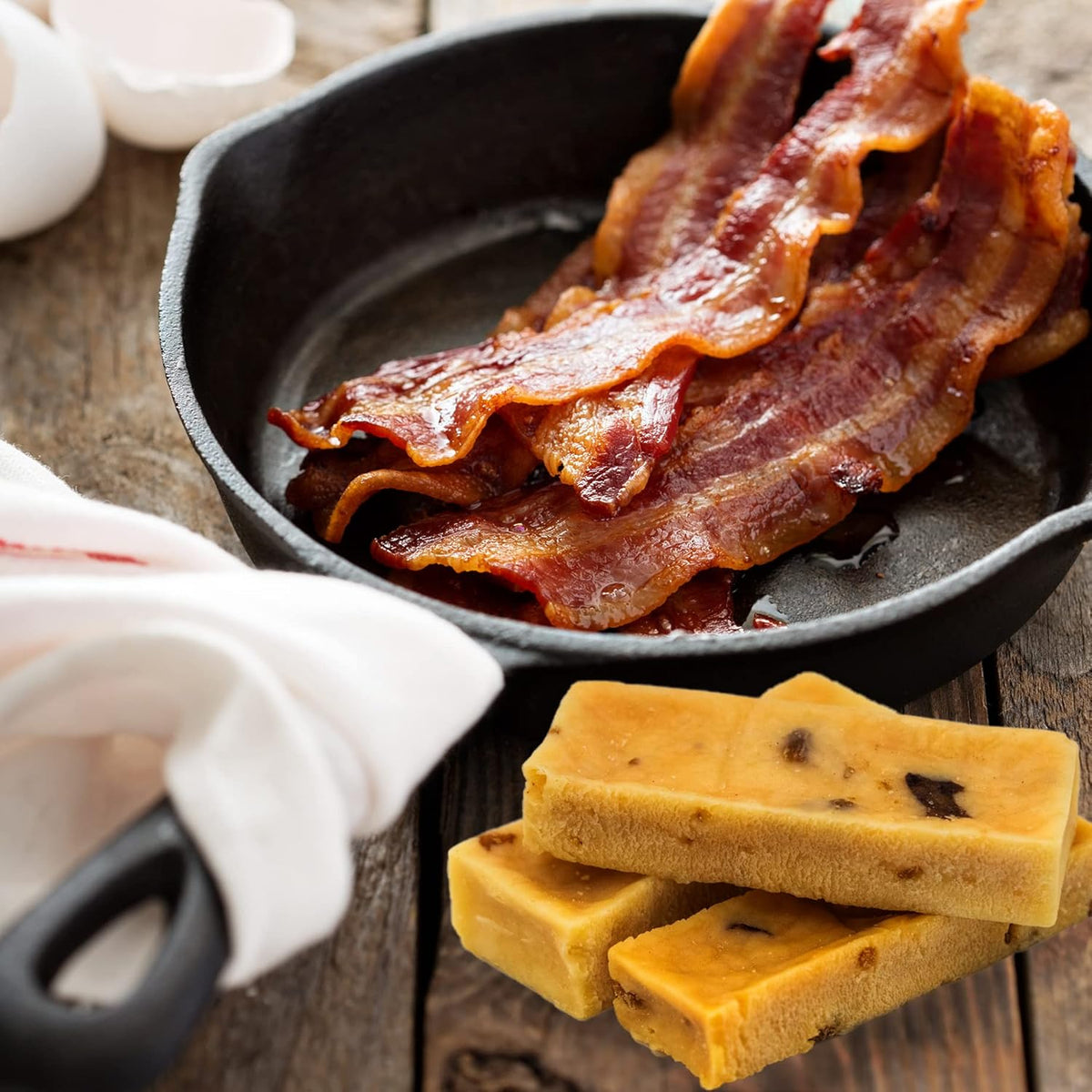 Bacon-Flavored Gold Yak Chews for Large Dogs
