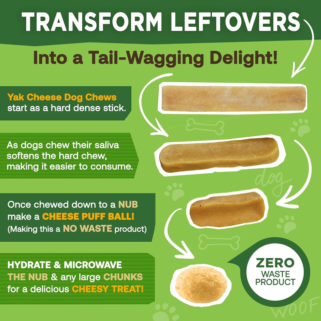 Gold Yak Chews for Large Dogs