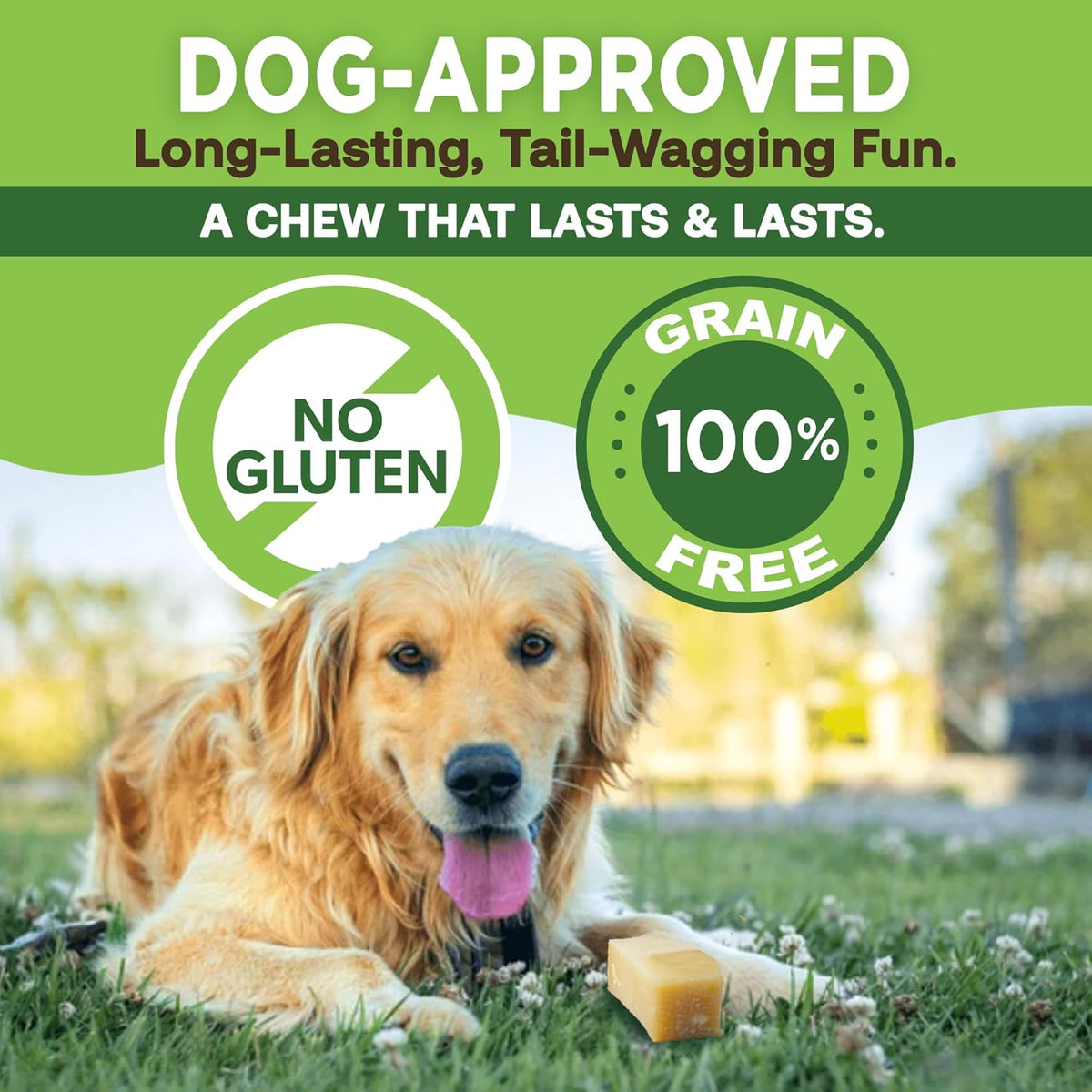 Gold Yak Chews for Large Dogs